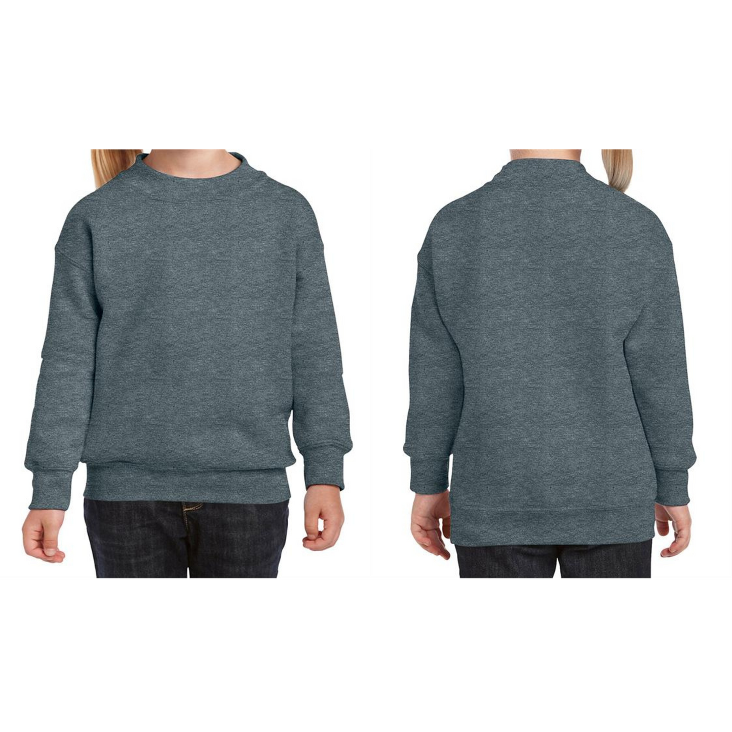 Kids Heavy Blend Drop Shoulder Sweatshirt