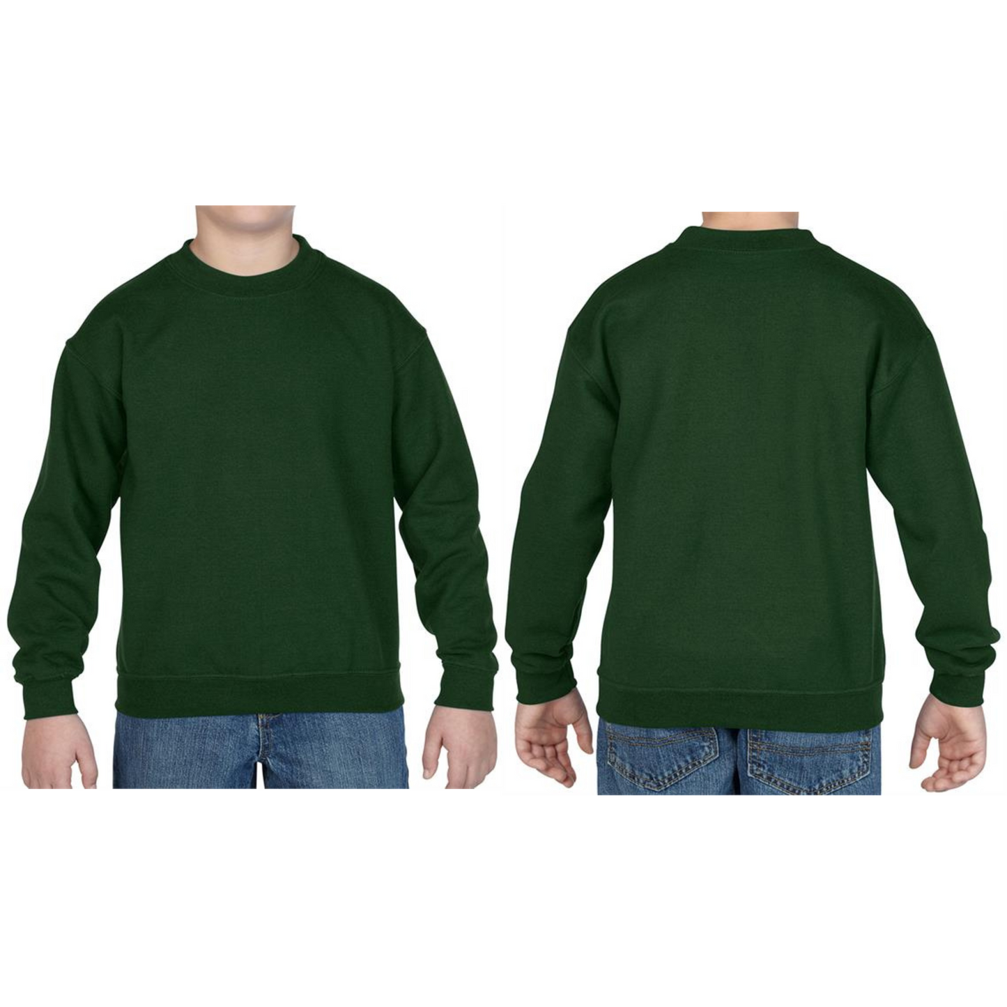 Kids Heavy Blend Drop Shoulder Sweatshirt
