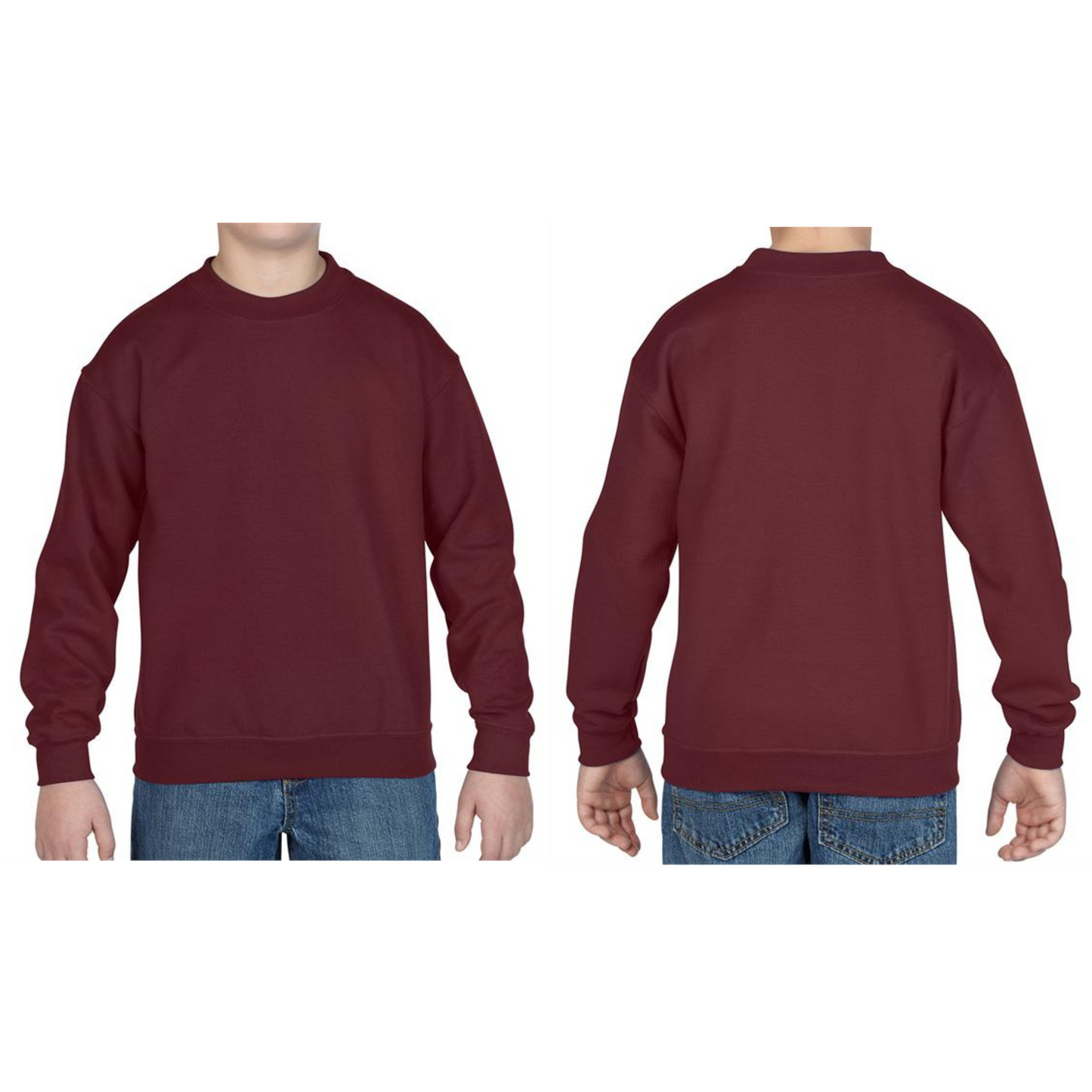 Kids Heavy Blend Drop Shoulder Sweatshirt