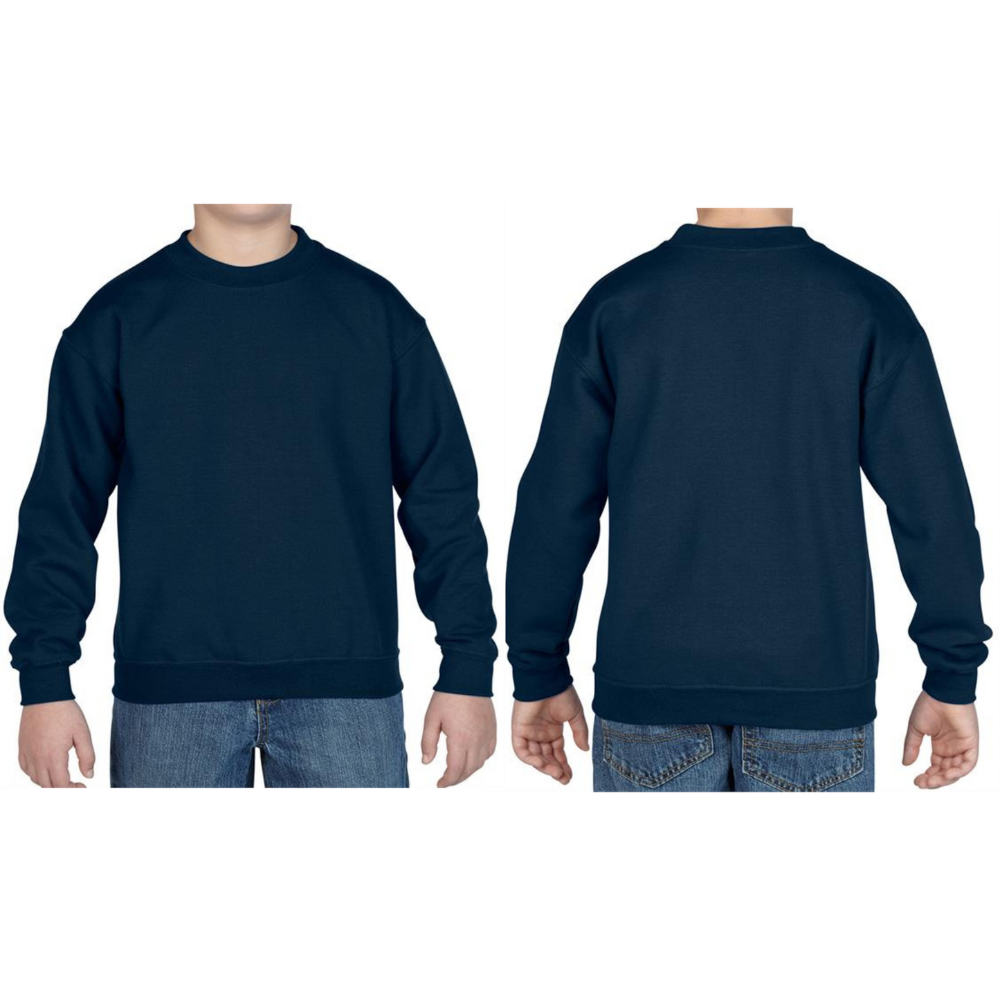 Kids Heavy Blend Drop Shoulder Sweatshirt