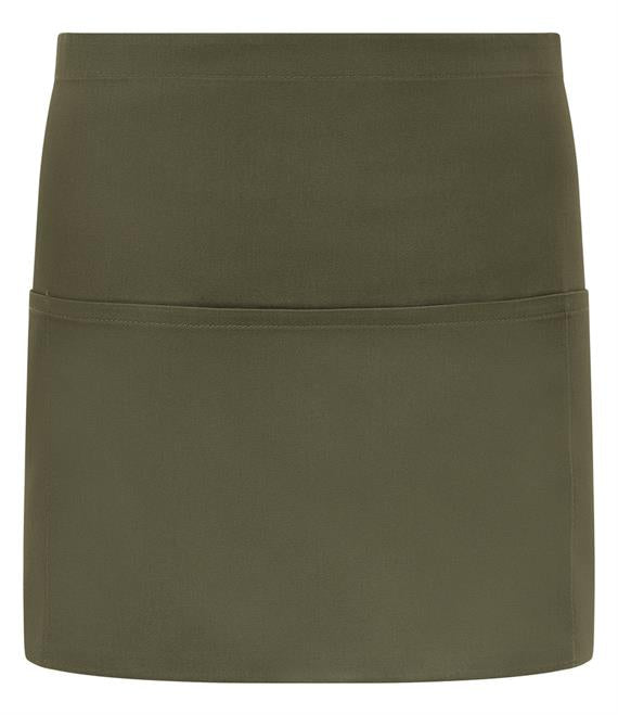 Waist Apron with Triple Pocket – Easy Care Twill
