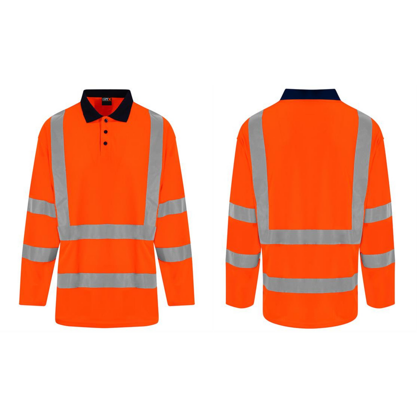 High Visibility Long Sleeve Polo Shirt