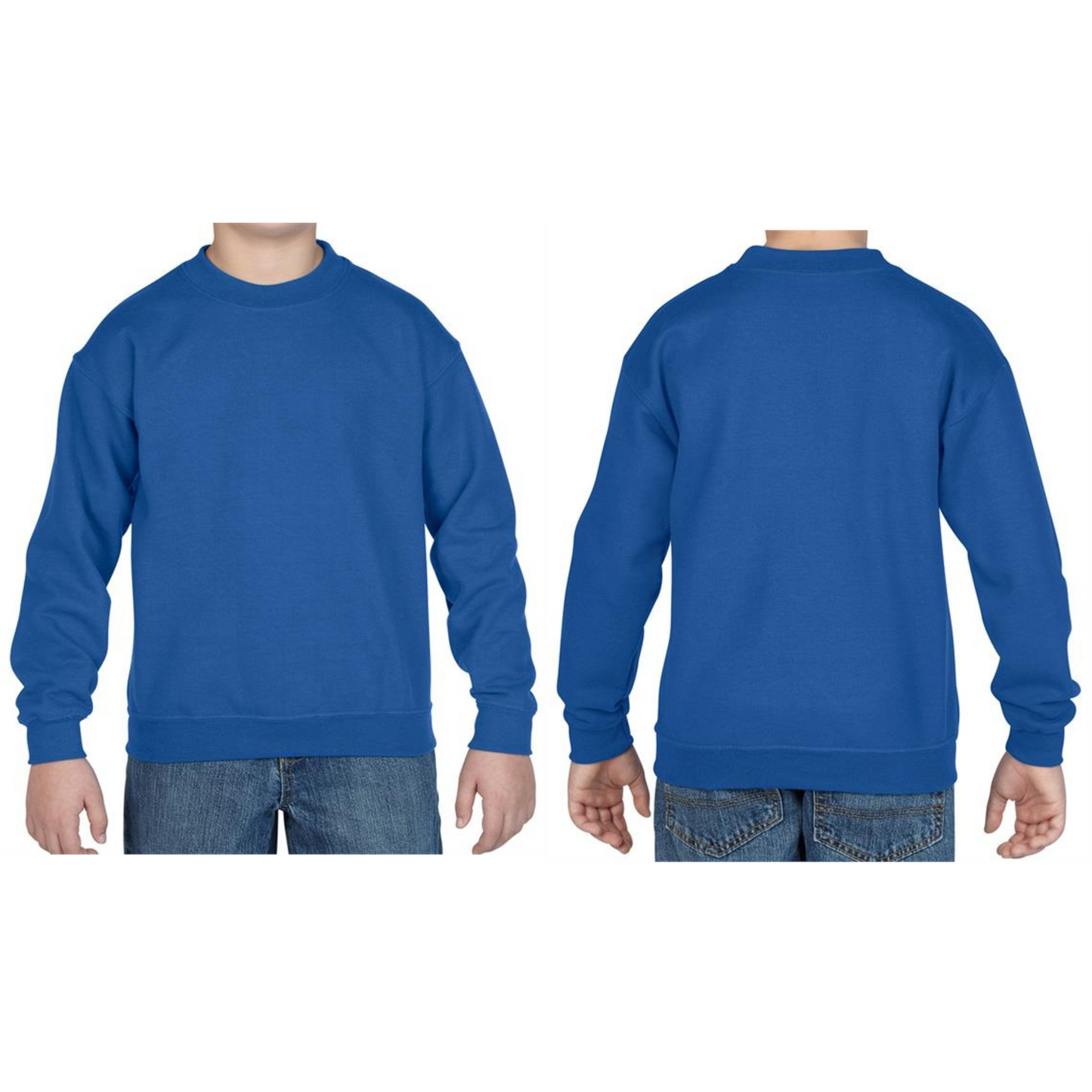 Kids Heavy Blend Drop Shoulder Sweatshirt