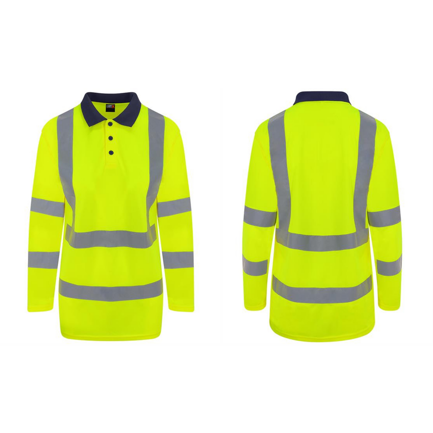 High Visibility Long Sleeve Polo Shirt