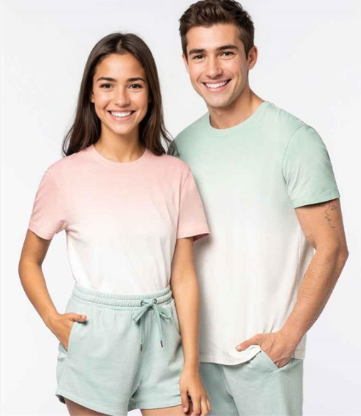 Unisex Dip-Dye Organic T-Shirt