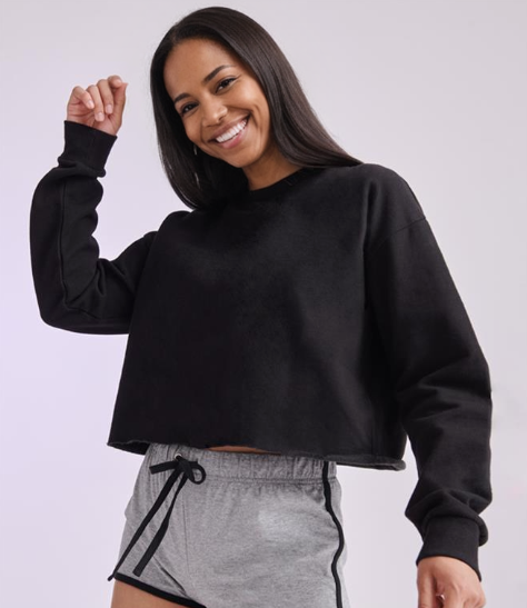 Women’s Cropped Slounge Fleece Sweatshirt