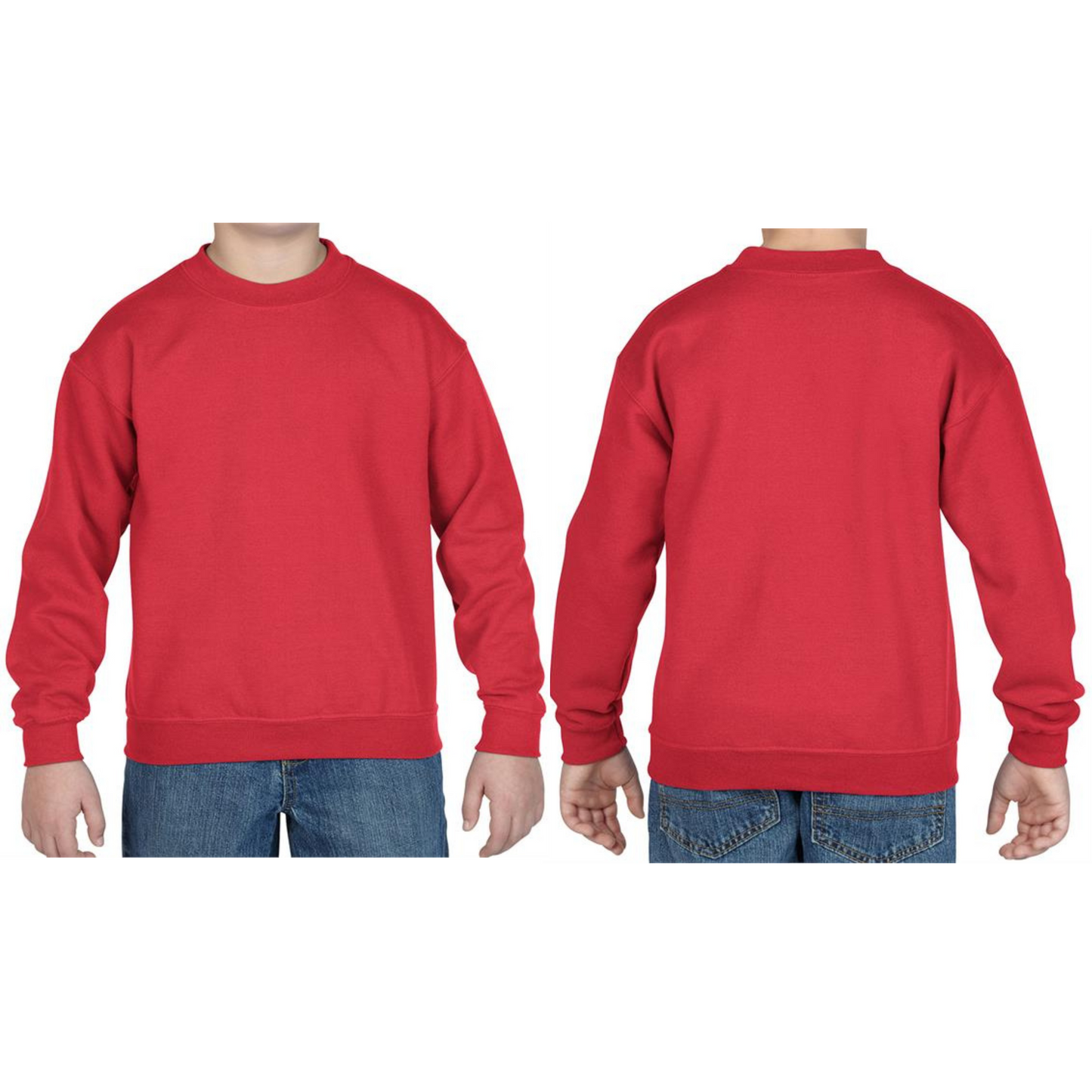 Kids Heavy Blend Drop Shoulder Sweatshirt